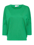 Soya Concept Mila Round Neck Jumper - Verdant Green