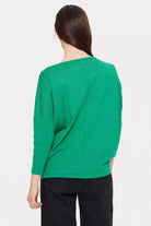 Soya Concept Mila Round Neck Jumper - Verdant Green