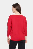 Soya Concept Mila Round Neck Jumper - Winterberry