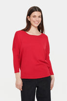 Soya Concept Mila Round Neck Jumper - Winterberry