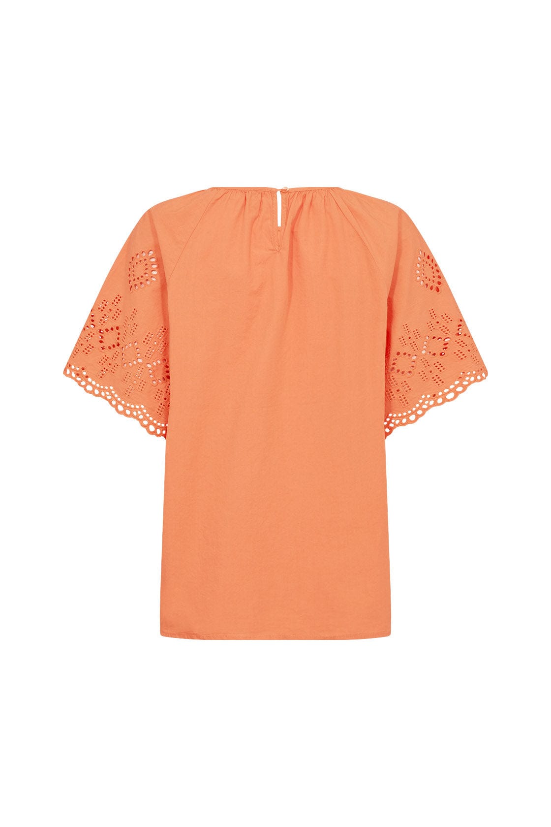 Soya Concept Milly Broderie Anglaise Detail Top - Papaya