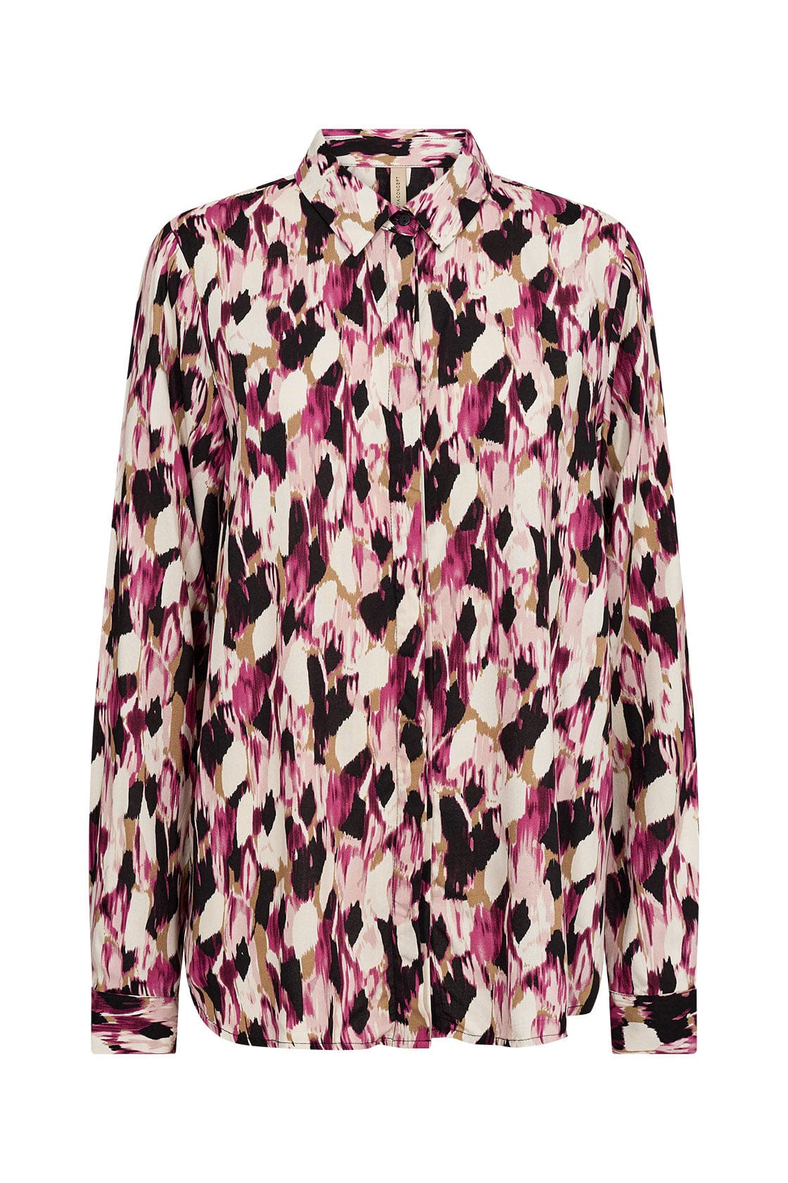 Soya Concept Nanna Printed Shirt - Fuchsia Combi