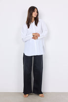 Soya Concept Netti Plain Shirt - White