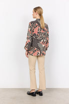 Soya Concept Olette Printed Blouse - Blush Combi