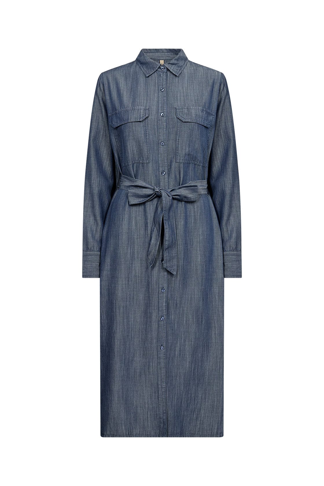 Soya Concept Ontario Lyocell Dress - Medium Blue Denim