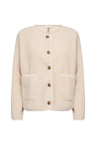 Soya Concept Onyx Fleece Cardigan - Cream