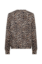 Soya Concept Ophia Leopard Print Top - Sand Combi