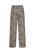 Soya Concept Owena Leopard Print Jeans - Sand Combi