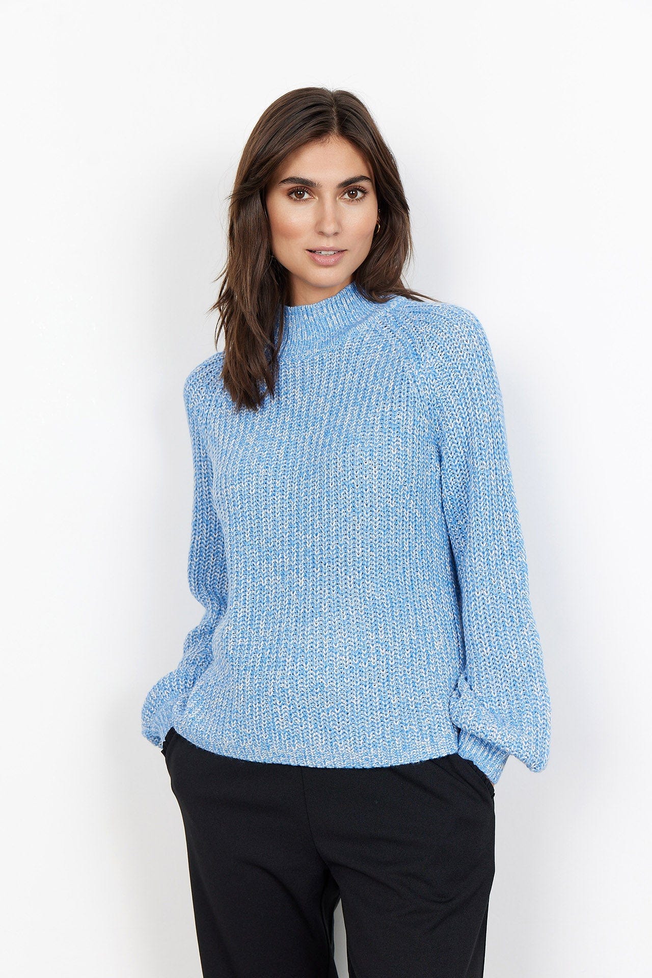 Soya Concept Remone Jumper - Bright Blue Melange