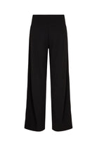 Soya Concept Siham Wide Leg Elastic Waist Trousers - Black