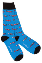 Swole Panda Aeroplane Bamboo Socks - Blue SP372_AEROPLANE_7-11