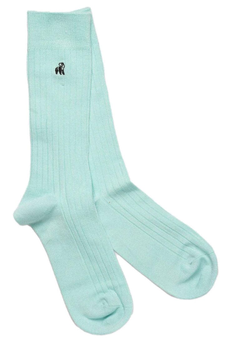 Swole Panda Bamboo Socks - Mint SP096-S_MINT_4-7