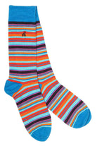 Swole Panda Narrow Stripe Bamboo Socks - Multi SP284_MULTI_7-11