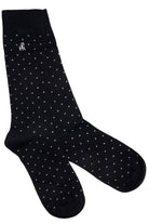 Swole Panda Spotted Bamboo Socks - Black SP331_BLACK_7-11