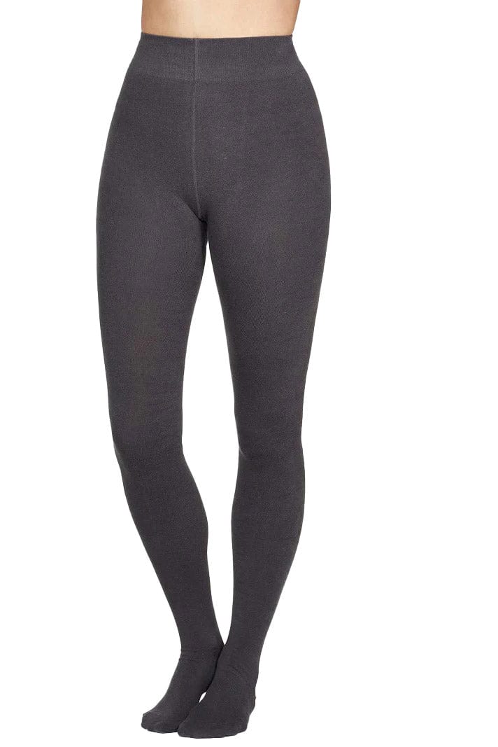 Bamboo Essential Plain Tights - Graphite Grey