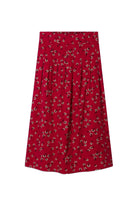 Thought Eloise Tencel Pleated Midi Skirt - Raspberry Pink