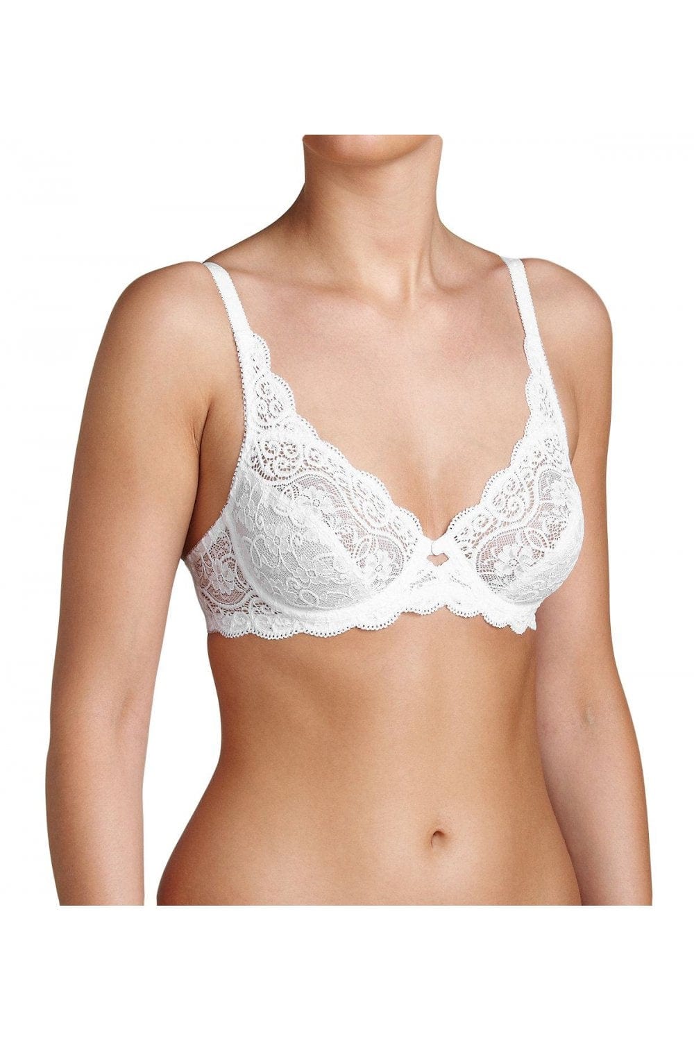 Triumph Amourette 300W Wired Lace Bra - White