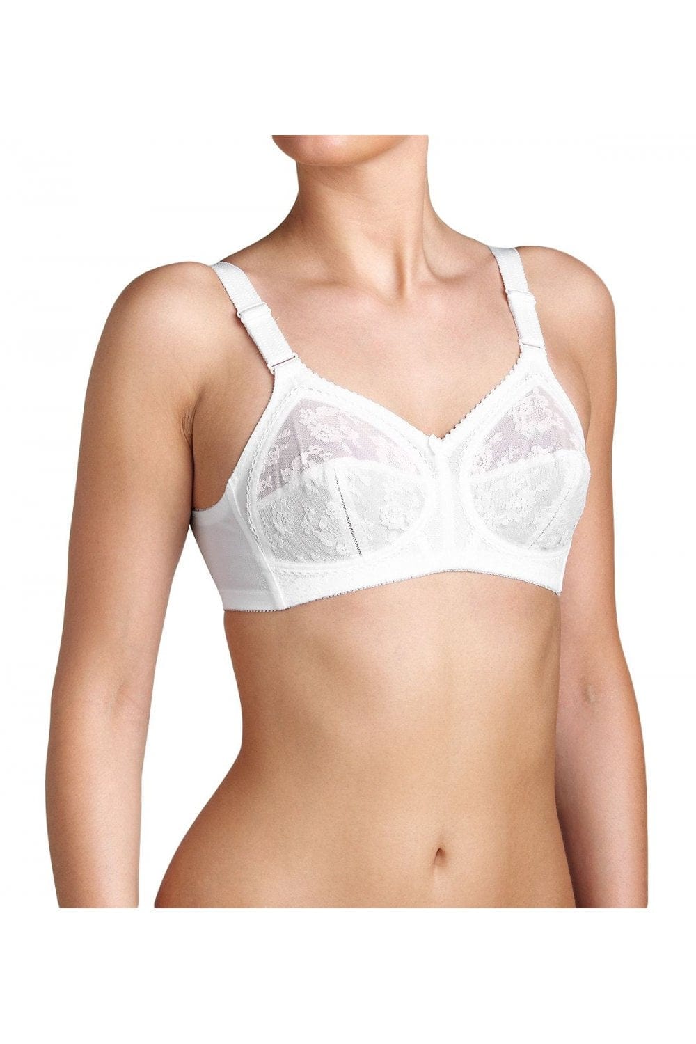 Buy White Ultimate Support F-K Cup Lace Bra from Next Luxembourg