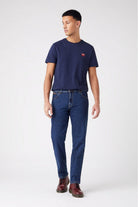 Wrangler Texas Straight Denim Jeans - Darkstone