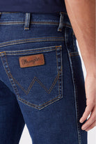 Wrangler Texas Straight Denim Jeans - Darkstone