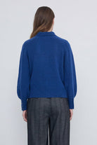 Yerse Collared Jumper - Uniform Blue