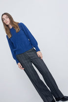 Yerse Collared Jumper - Uniform Blue