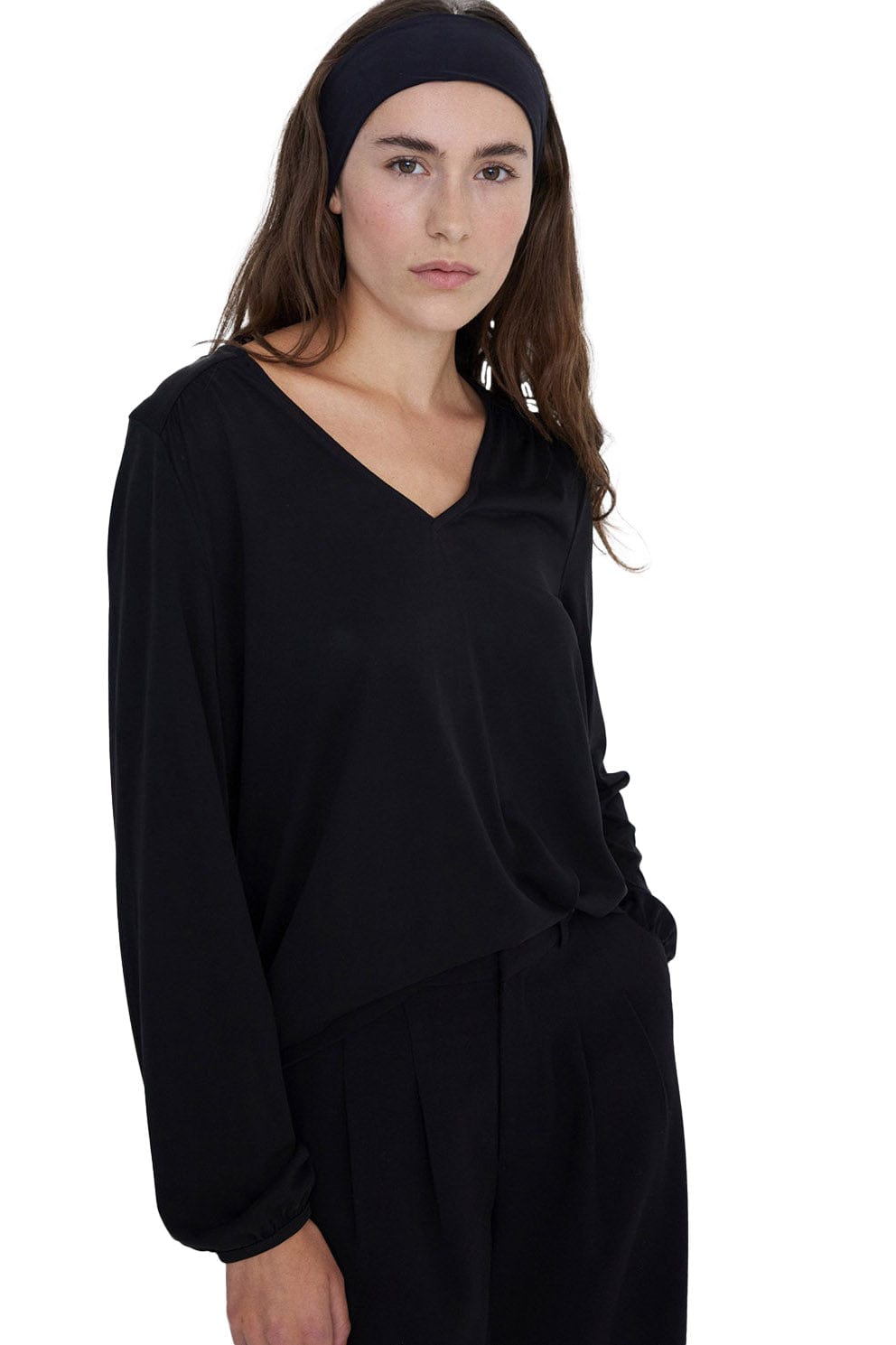 Yerse Long Sleeve Top - Black