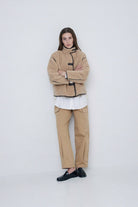 Yerse Shearling Coat - Beige