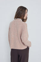 Yerse Wool Cardigan - Pink