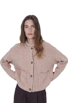 Yerse Wool Cardigan - Pink